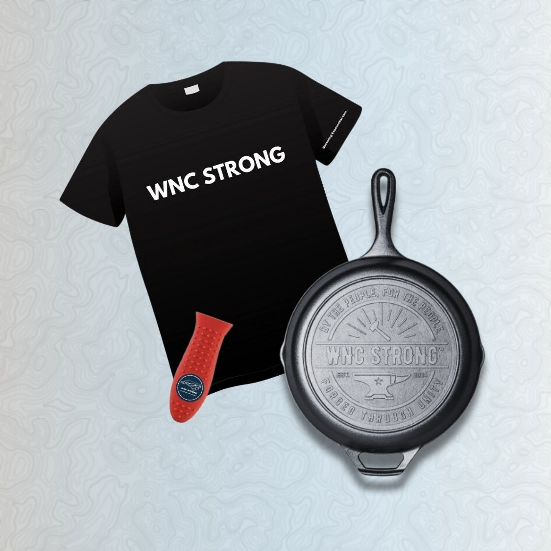 WNC Strong x Lodge® 10.25" Cast Iron Skillet | Relief Ambassador